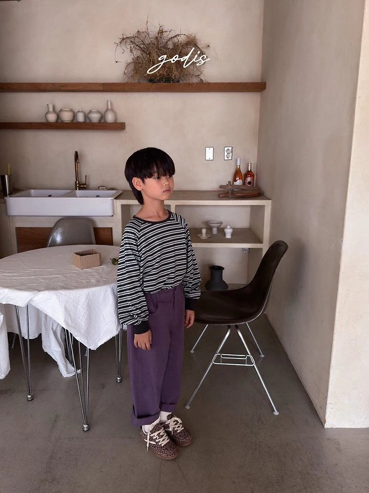 Little Foxx – Striped Raglan Tee