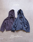 Little Foxx – Striped Hooded Zip-Up