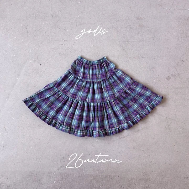 Little Foxx – Check Long Skirt