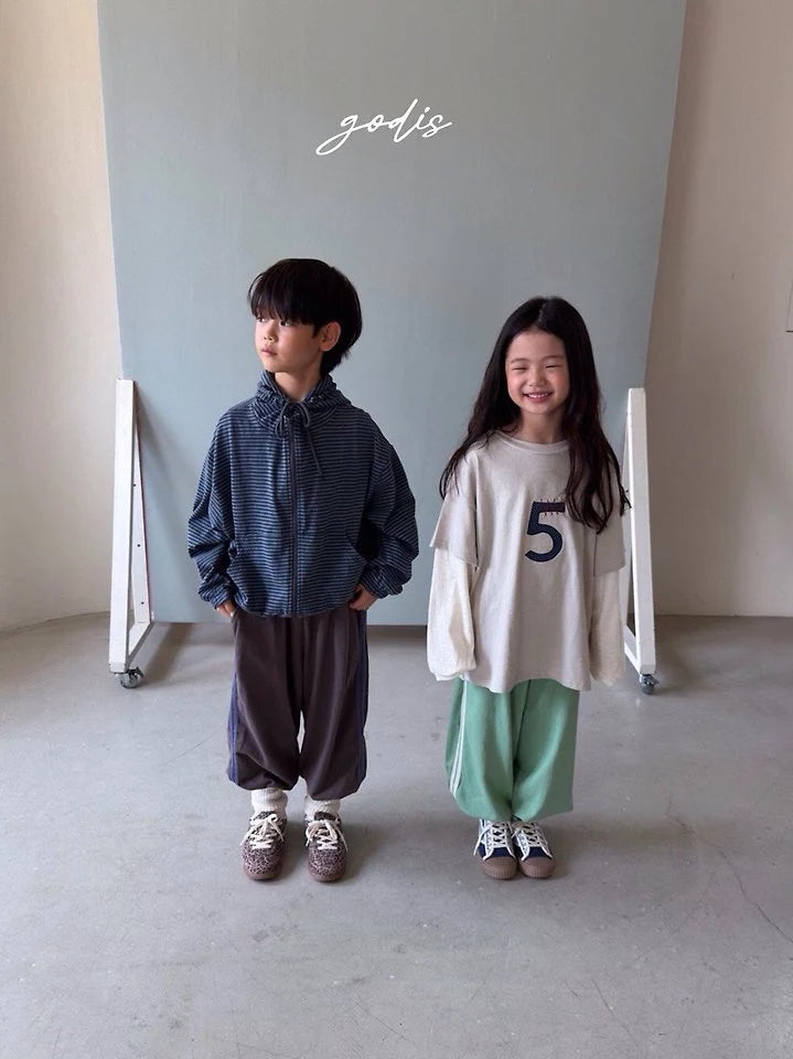 Little Foxx – Ribbed Two-Line Pants