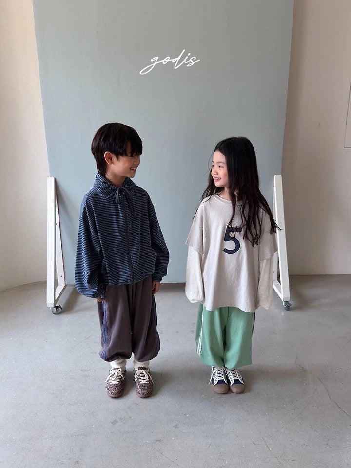 Little Foxx – Ribbed Two-Line Pants