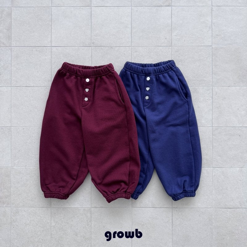Button Jogger Pants