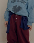 Button Jogger Pants