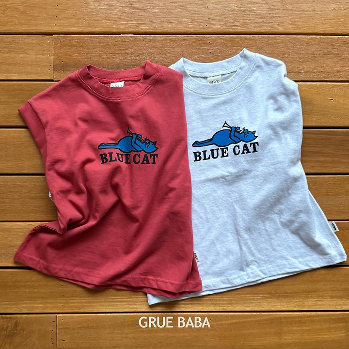 Little Foxx – Blue Cat Tee