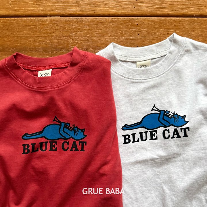Little Foxx – Blue Cat Tee