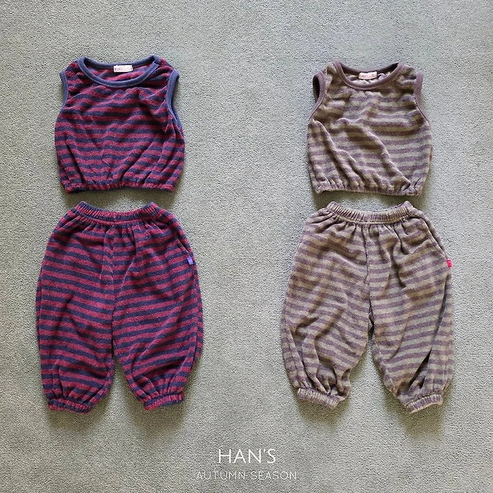 Little Foxx – Terry Stripe Pants