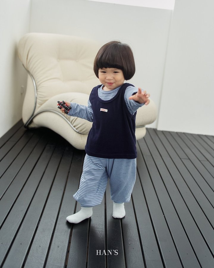 Little Foxx – Striped Fleeced Pants