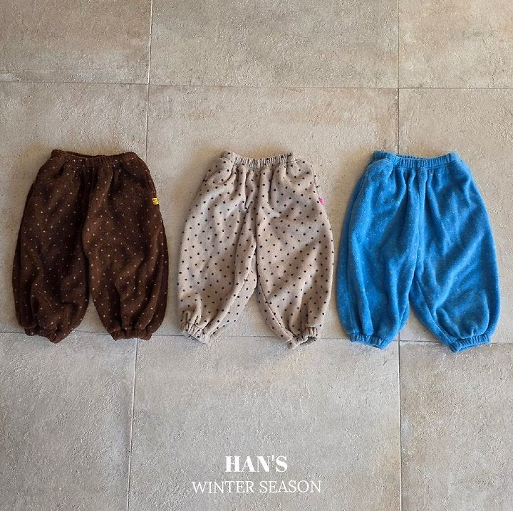 Little Foxx – Dot Fleece Pants