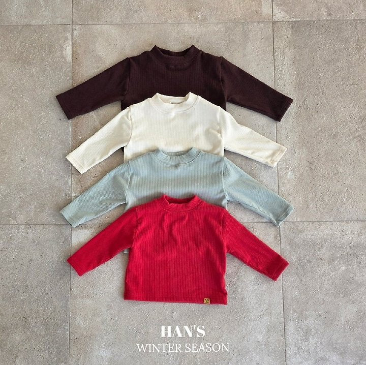 Little Foxx – Daily Fleeced Half Mock Neck Tee