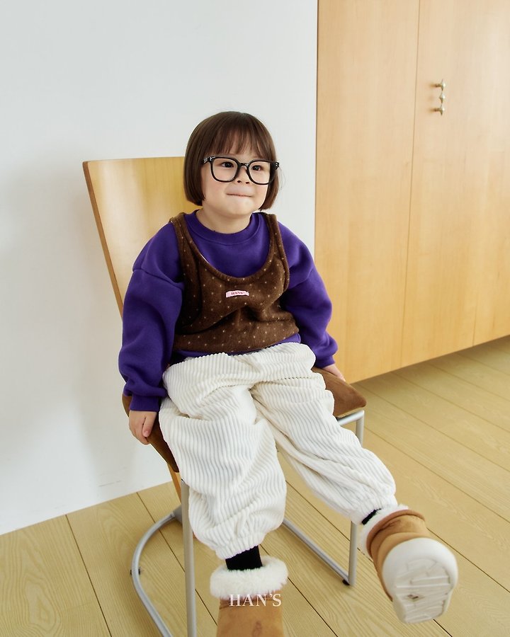 Little Foxx – Dot Fleece Vest