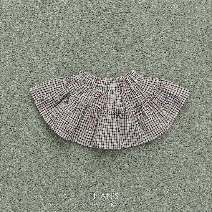 Little Foxx – Cherry Embroidery Skirt