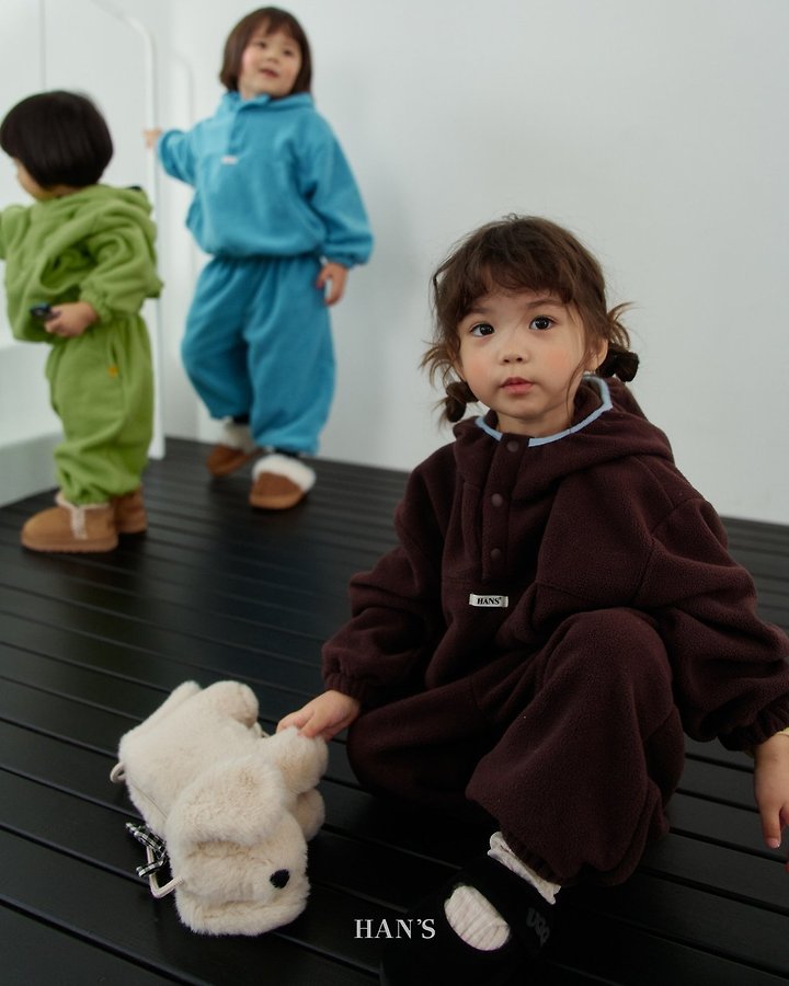 Little Foxx – Fleece Pocket Zip-up