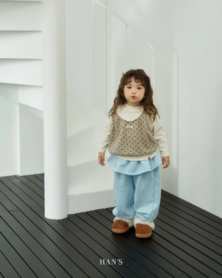 Little Foxx – Dot Fleece Vest