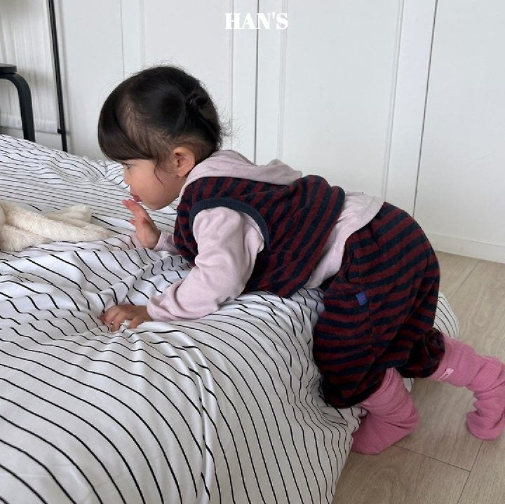 Little Foxx – Terry Stripe Sleeveless Top