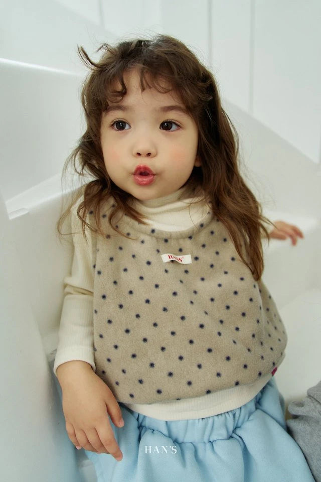 Little Foxx – Dot Fleece Vest