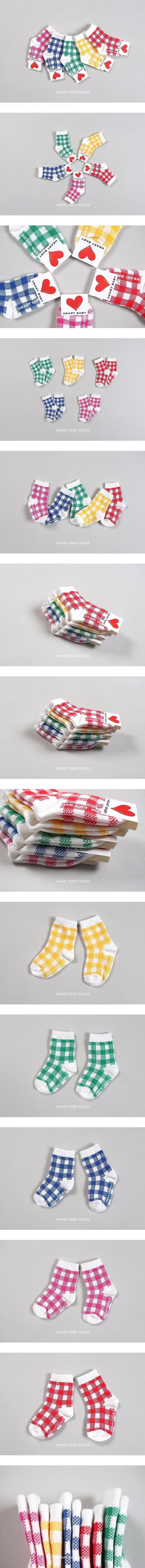 Little Foxx – Cute Check Socks (Set of 5)