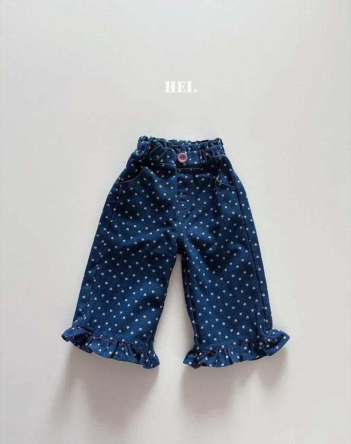 Little Foxx – Frill Denim Pants