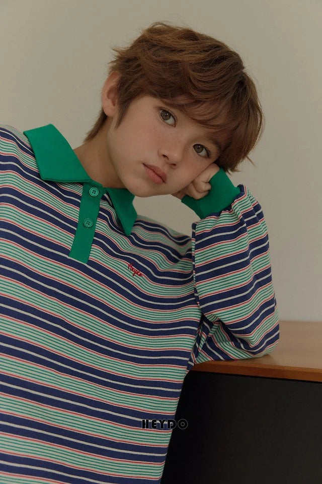 Little Foxx – Tommy Colored Collar Tee