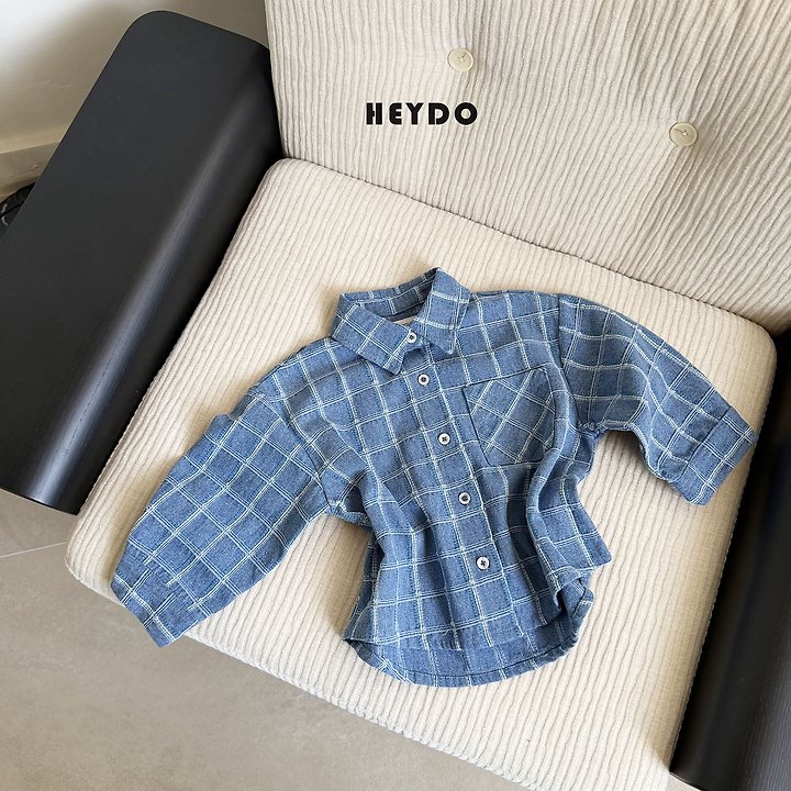 Little Foxx – Denim Check Shirt
