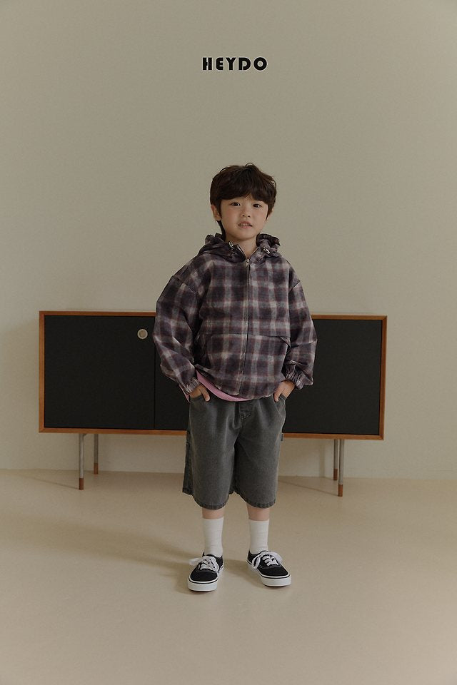 Little Foxx – Vintage Check Windbreaker