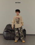 Little Foxx – Rib Camo Pocket Pants