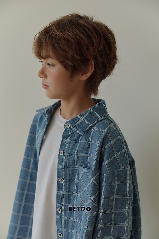 Little Foxx – Denim Check Shirt