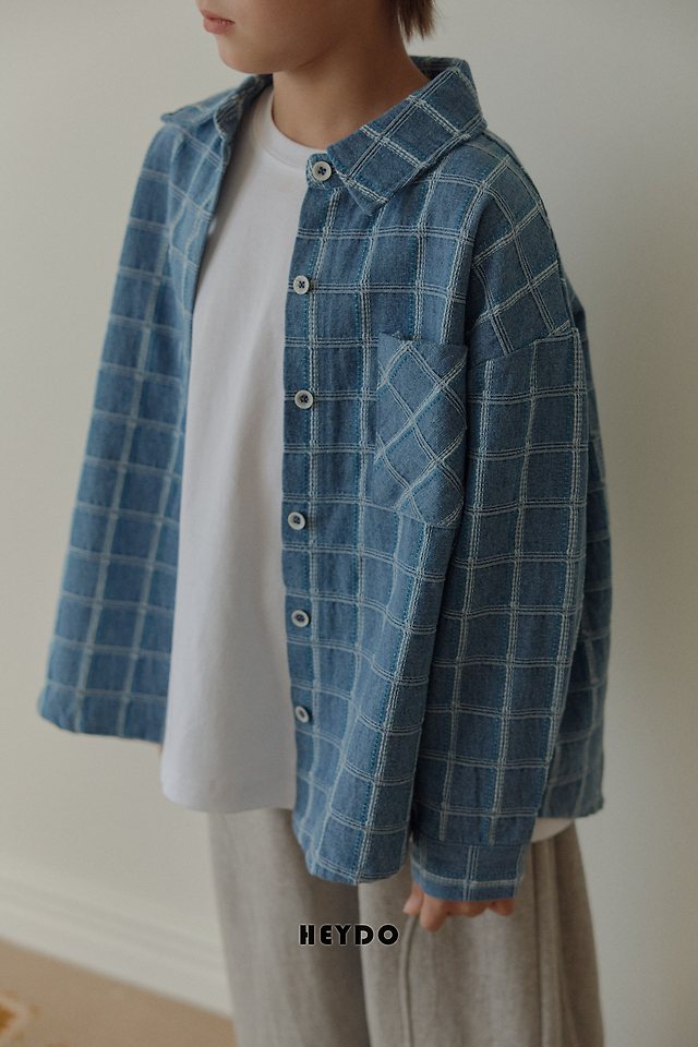 Little Foxx – Denim Check Shirt