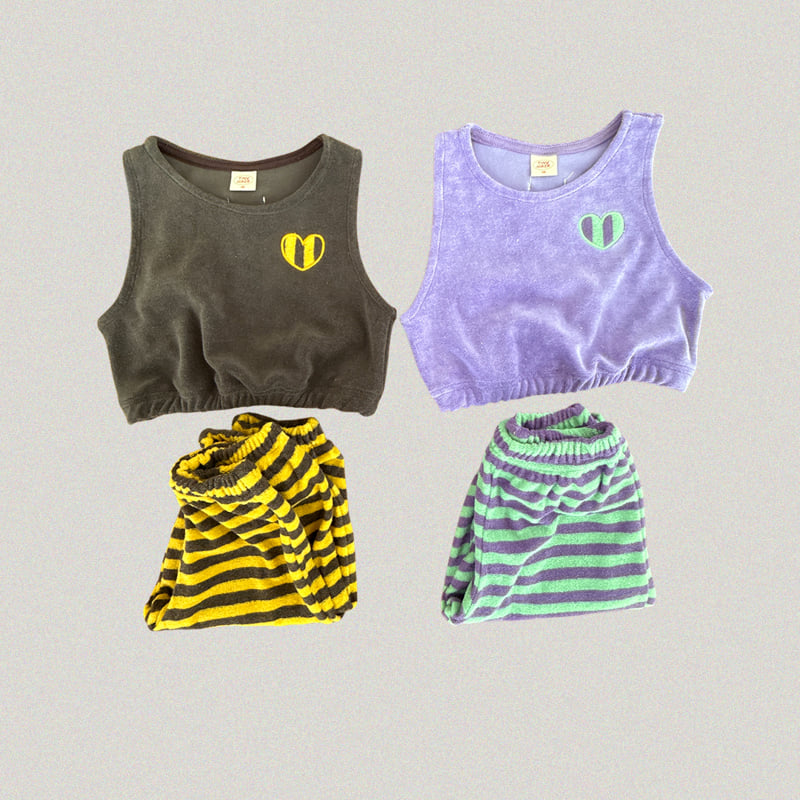 Little Foxx – Suave Terry Sleeveless Top