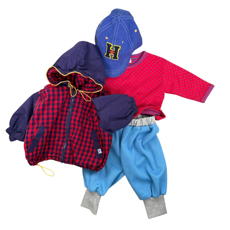Little Foxx – Pposik Check Hooded Jumper