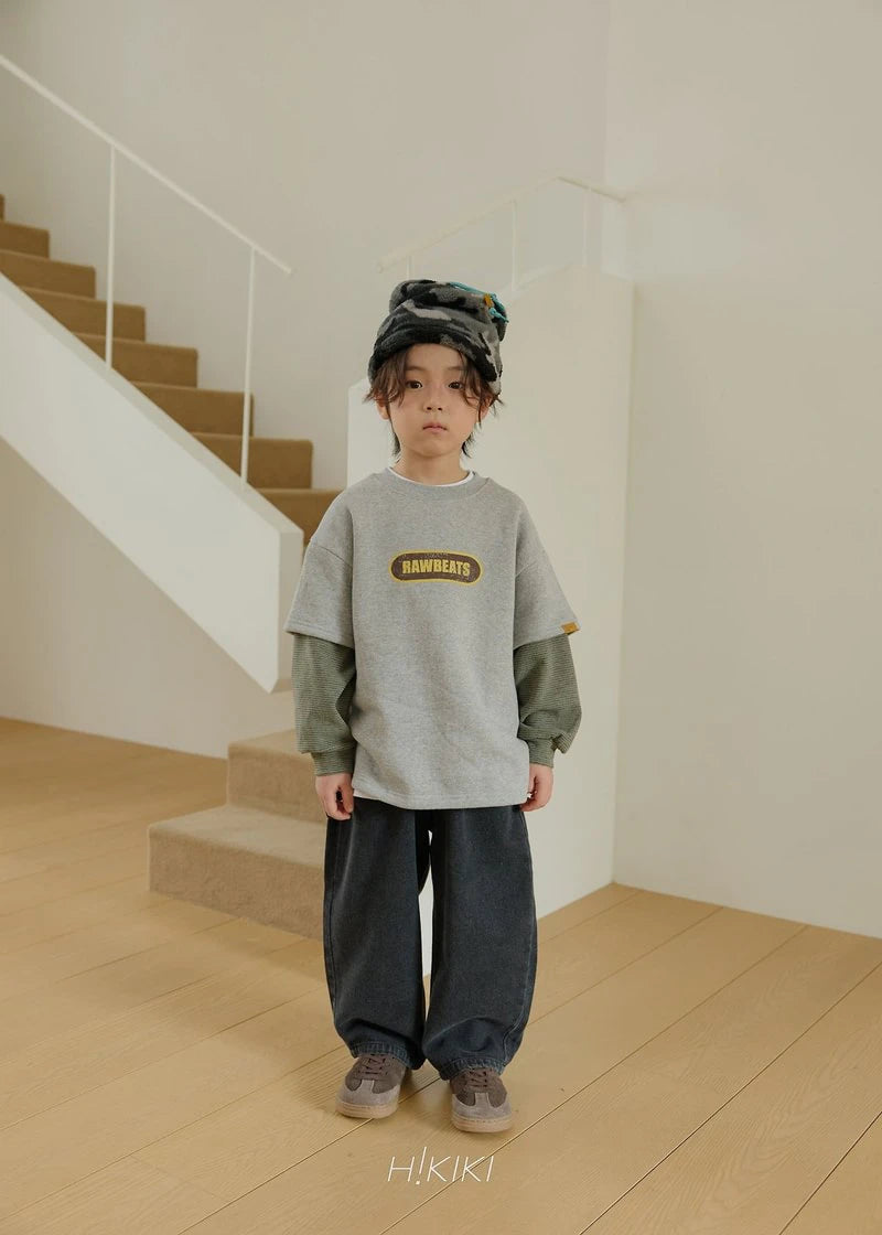 Little Foxx – Fleece Curved Denim Pants