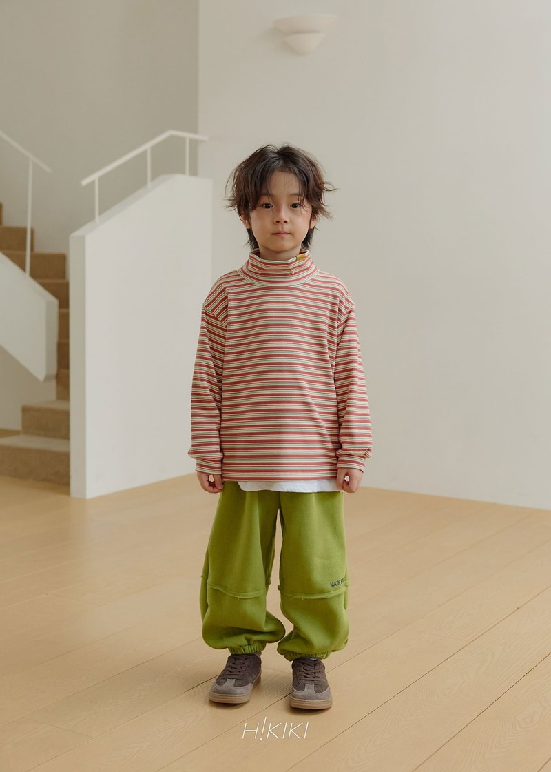 Little Foxx – Striped Big Turtleneck Tee