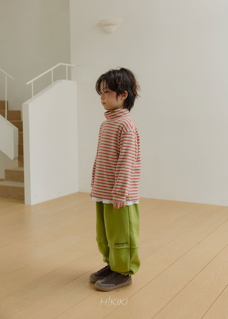Little Foxx – Striped Big Turtleneck Tee