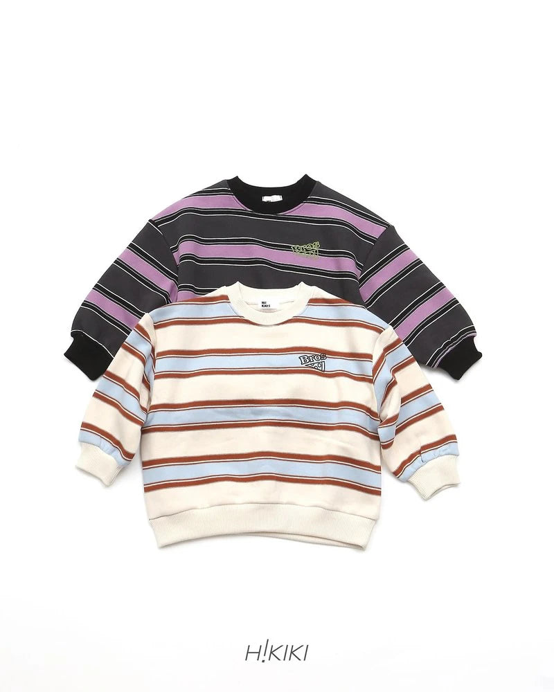 Little Foxx – Bros Striped Sweatshirt