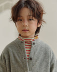 Little Foxx – Striped Big Turtleneck Tee