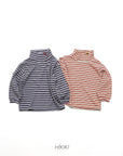 Little Foxx – Striped Big Turtleneck Tee
