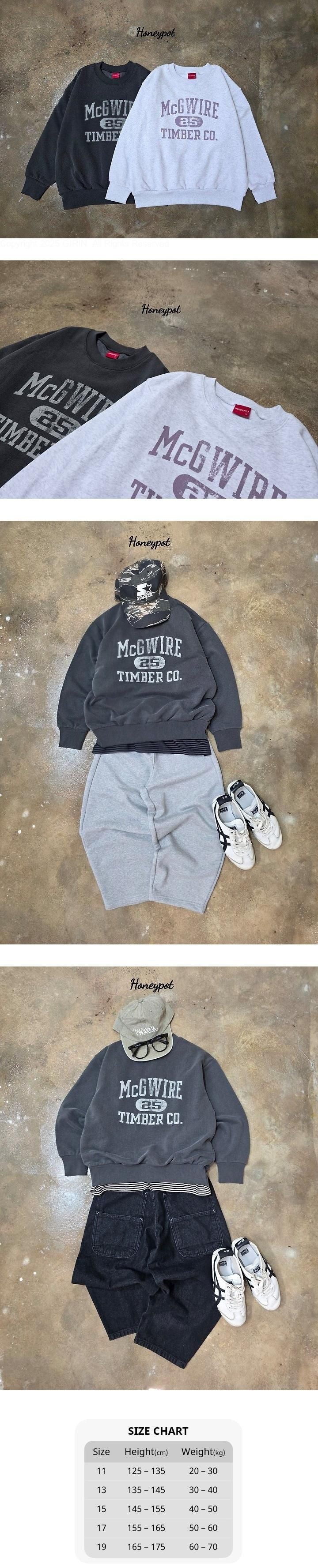 Little Foxx – Timber Sweatshirt-Charcoal