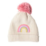 Disco Rainbow Knitted Hat – Bunte Wärme für kalte Tage