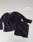 Little Foxx – Eyelet Cardigan Set