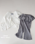 Little Foxx – Cats Frill Stretch Bootcut Pants