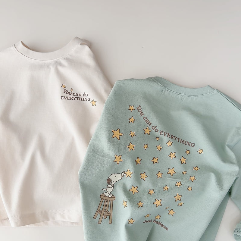 Little Foxx – Star Front and Back Printed Tee