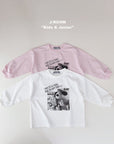 Little Foxx – Popcorn Black and White Printed Tee