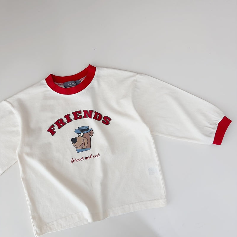 Little Foxx – Friends Bear Color Block Tee