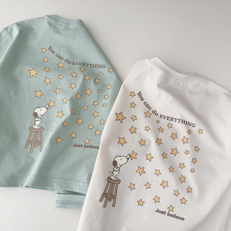 Little Foxx – Star Front and Back Printed Tee