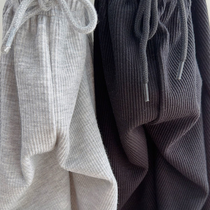 Little Foxx – Silky Ribbed Wide Pants