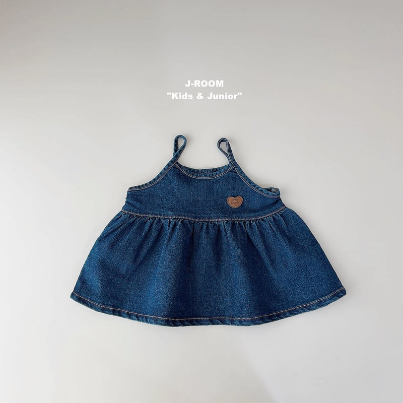 Little Foxx – Heart Denim Bustier