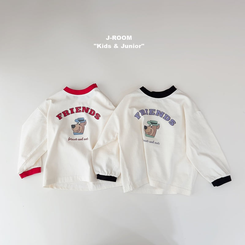 Little Foxx – Friends Bear Color Block Tee