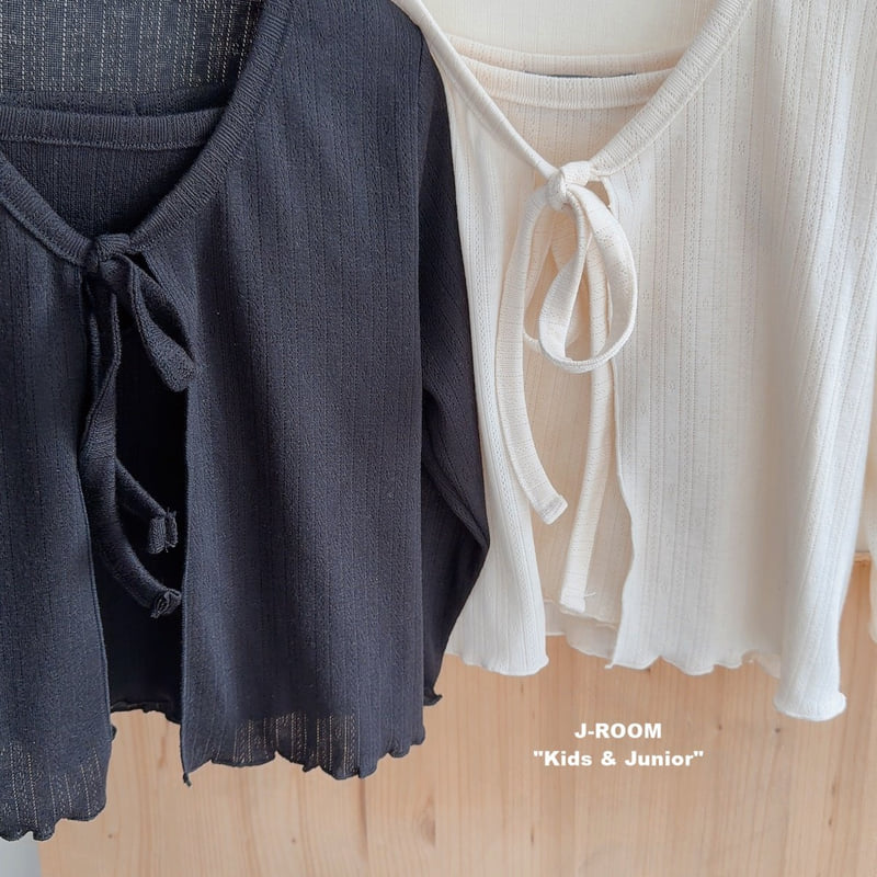 Little Foxx – Eyelet Cardigan Set