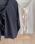 Little Foxx – Eyelet Cardigan Set