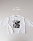 Little Foxx – Popcorn Black and White Printed Tee