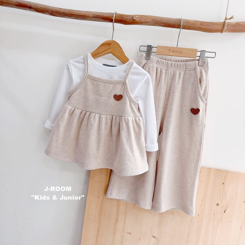 Little Foxx – Ring Ring Ribbed Wide Pants